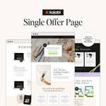 Black Friday single offer sales page template for Kajabi