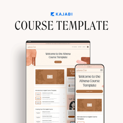 Athena Kajabi Course Template