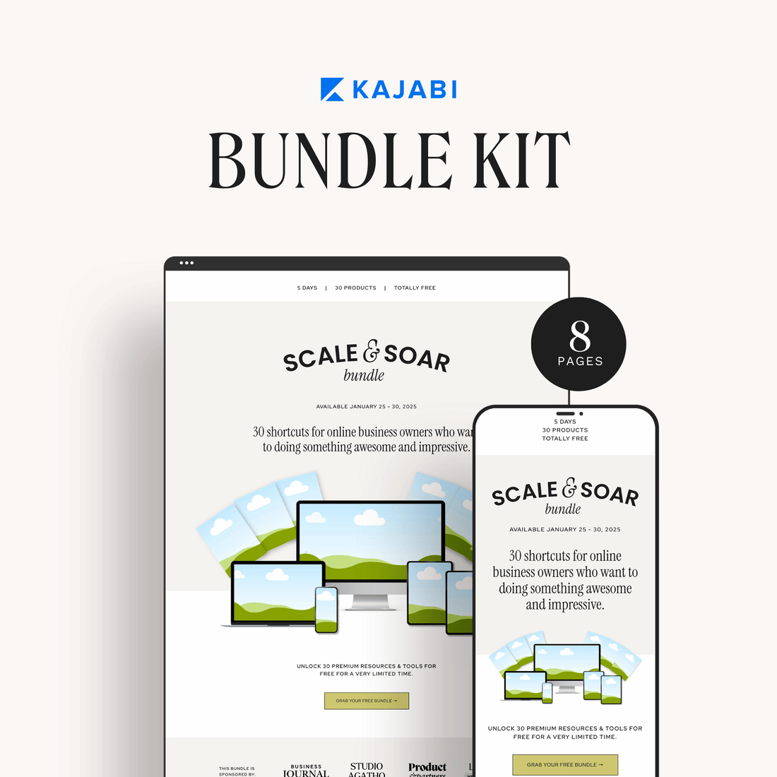 Bundle Funnel Kit for Kajabi