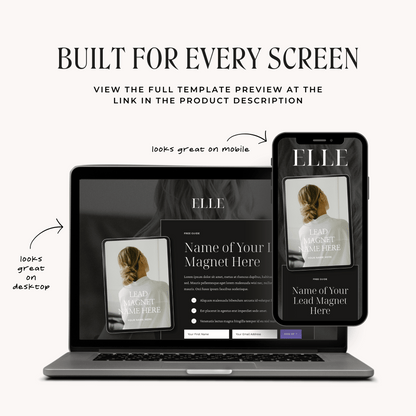 Elle Kajabi Freebie Funnel Kit