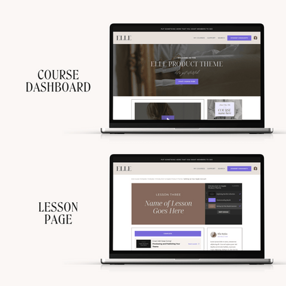 Elle Kajabi Course Template