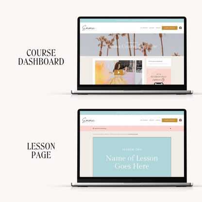 Emma Kajabi Course Template