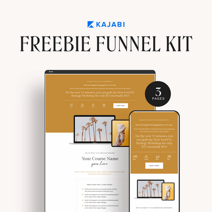 Emma Kajabi Freebie Funnel Kit