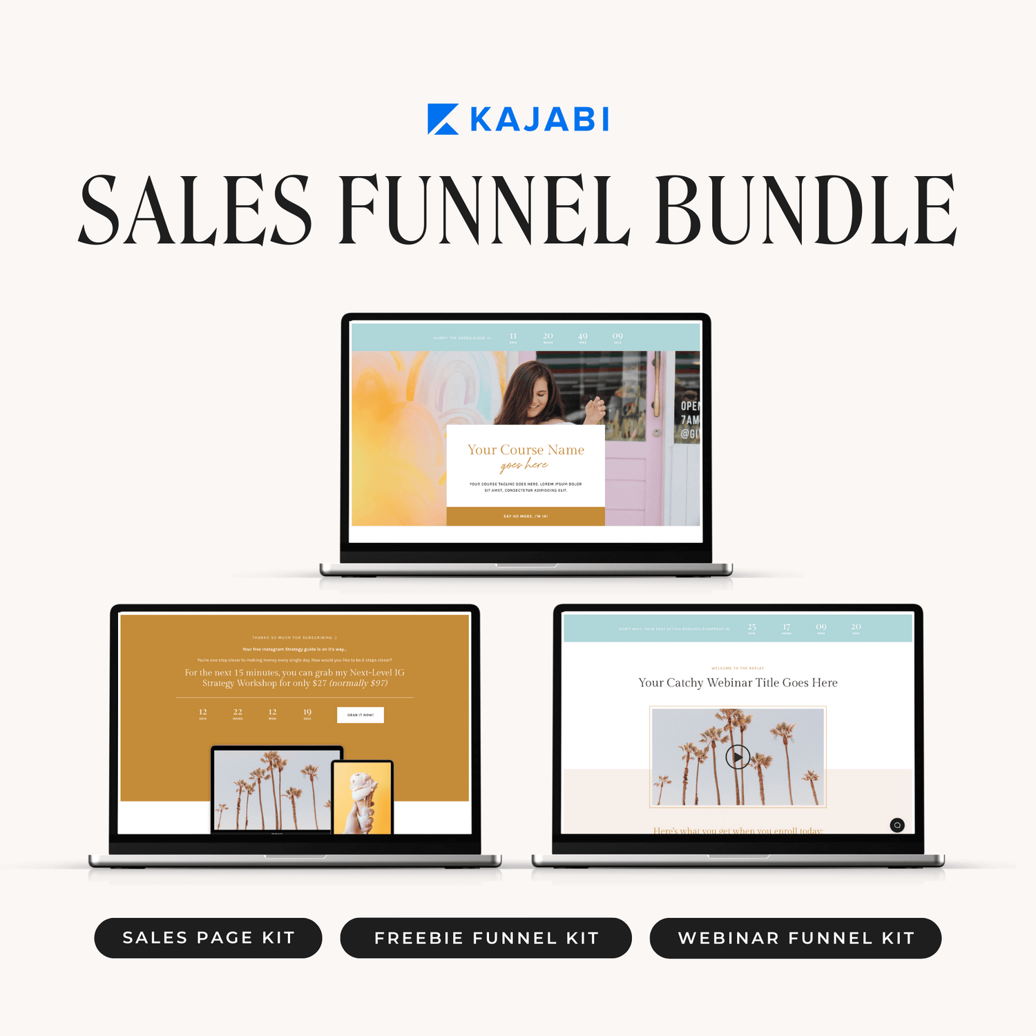 Emma Kajabi Sales Funnel Bundle