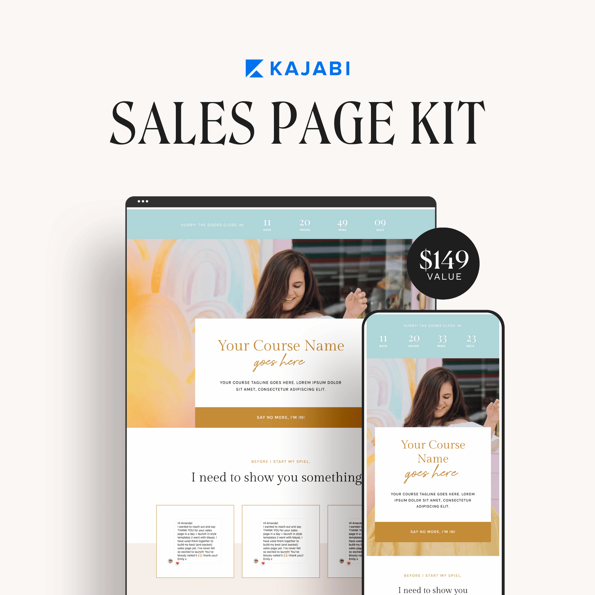 Emma Kajabi Sales Funnel Bundle