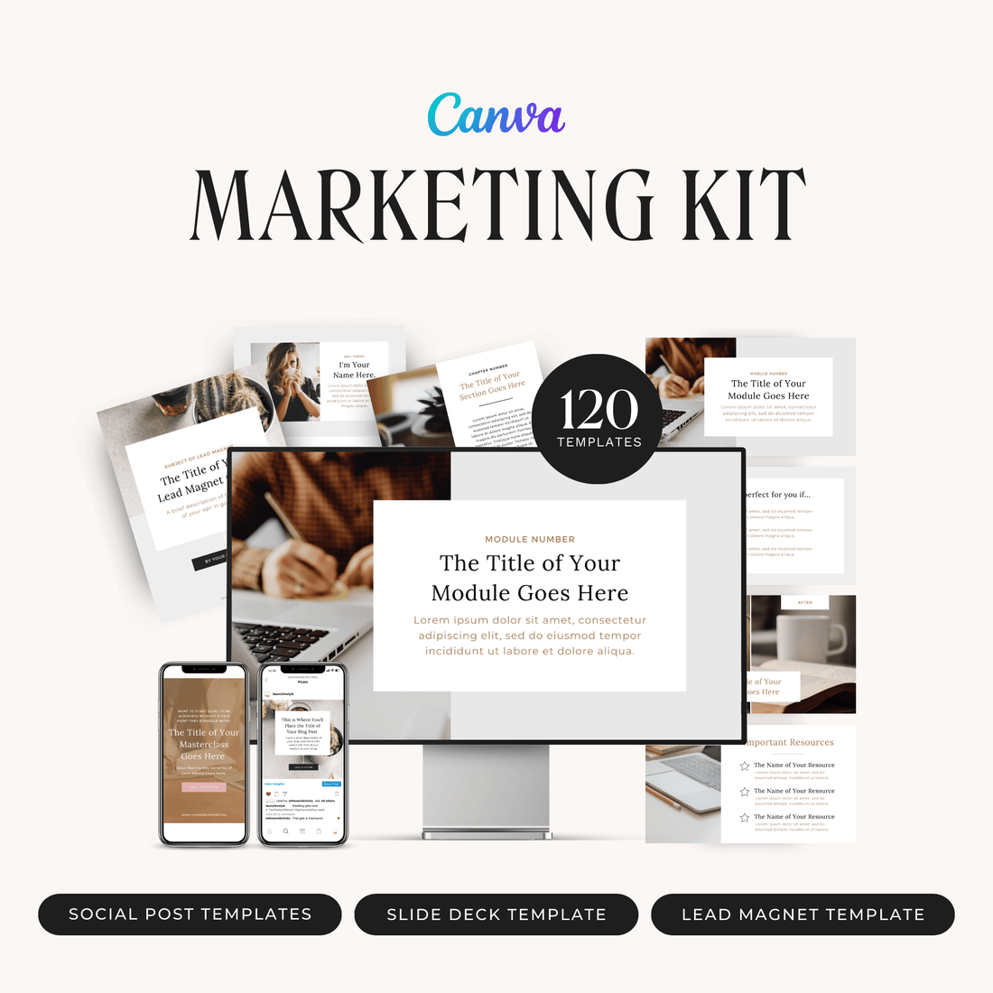 Harper Canva Marketing Kit