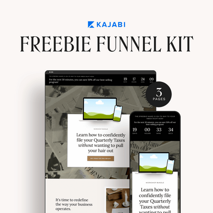 Harper Kajabi Freebie Funnel Kit