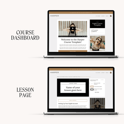 Harper Kajabi Course Template