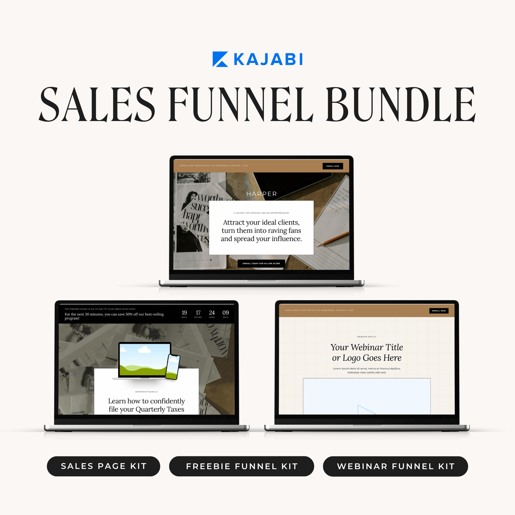 Harper Kajabi Sales Funnel Bundle