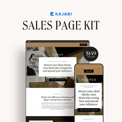 Harper Kajabi Sales Funnel Bundle