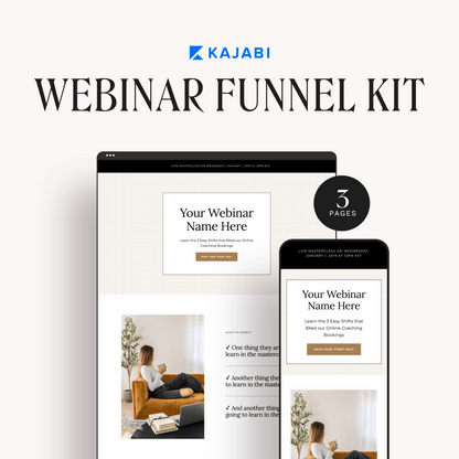 Harper Kajabi Webinar Funnel Kit