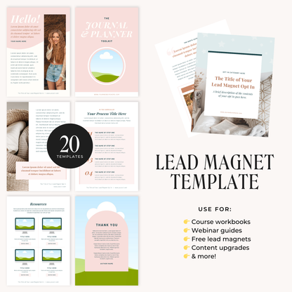 Marie Canva Marketing Kit