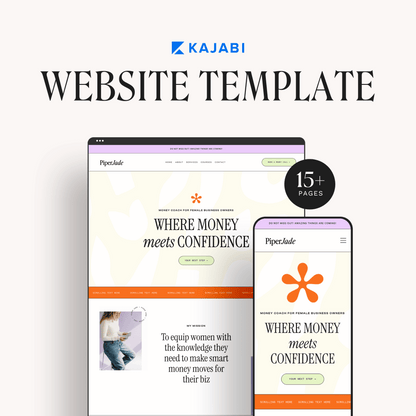 Piper Kajabi Website Template