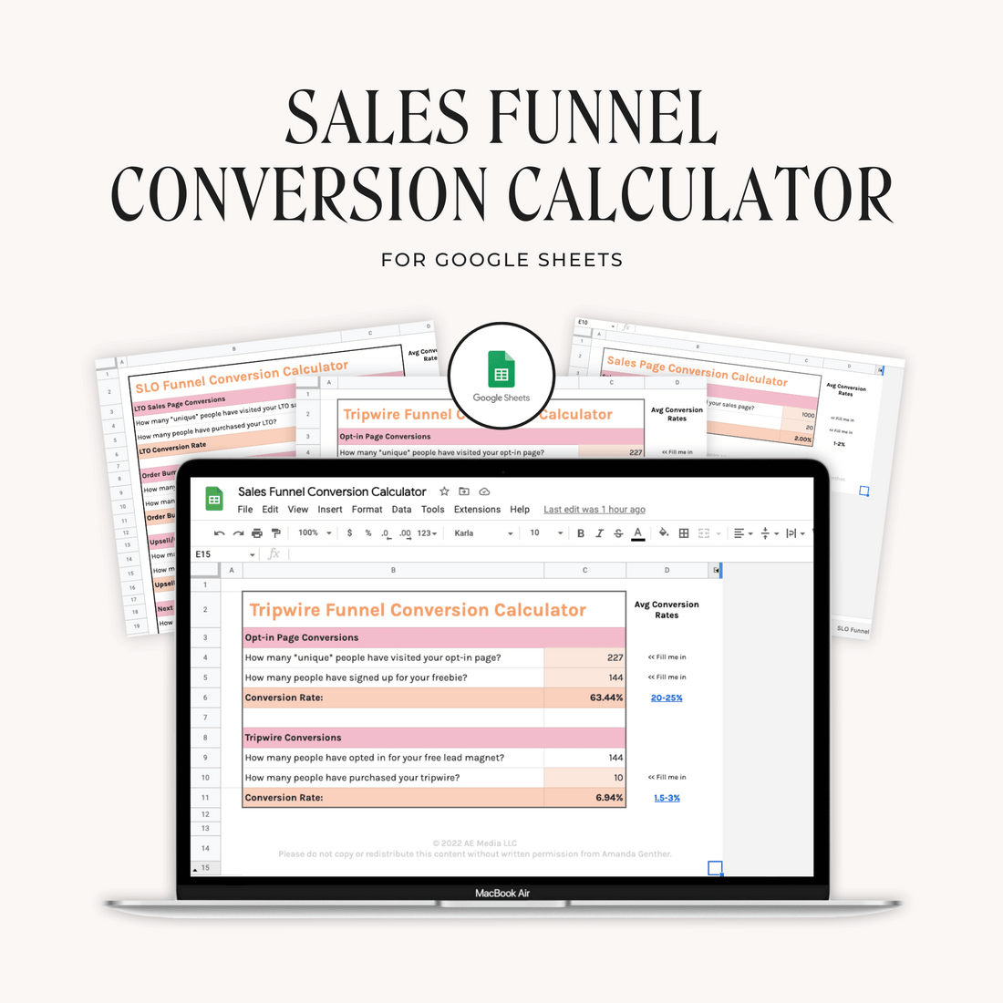 Sales Funnel Conversion Calculator