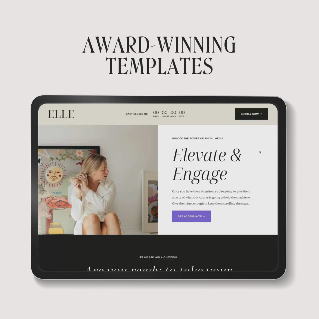 Elle Kajabi Sales Page Kit